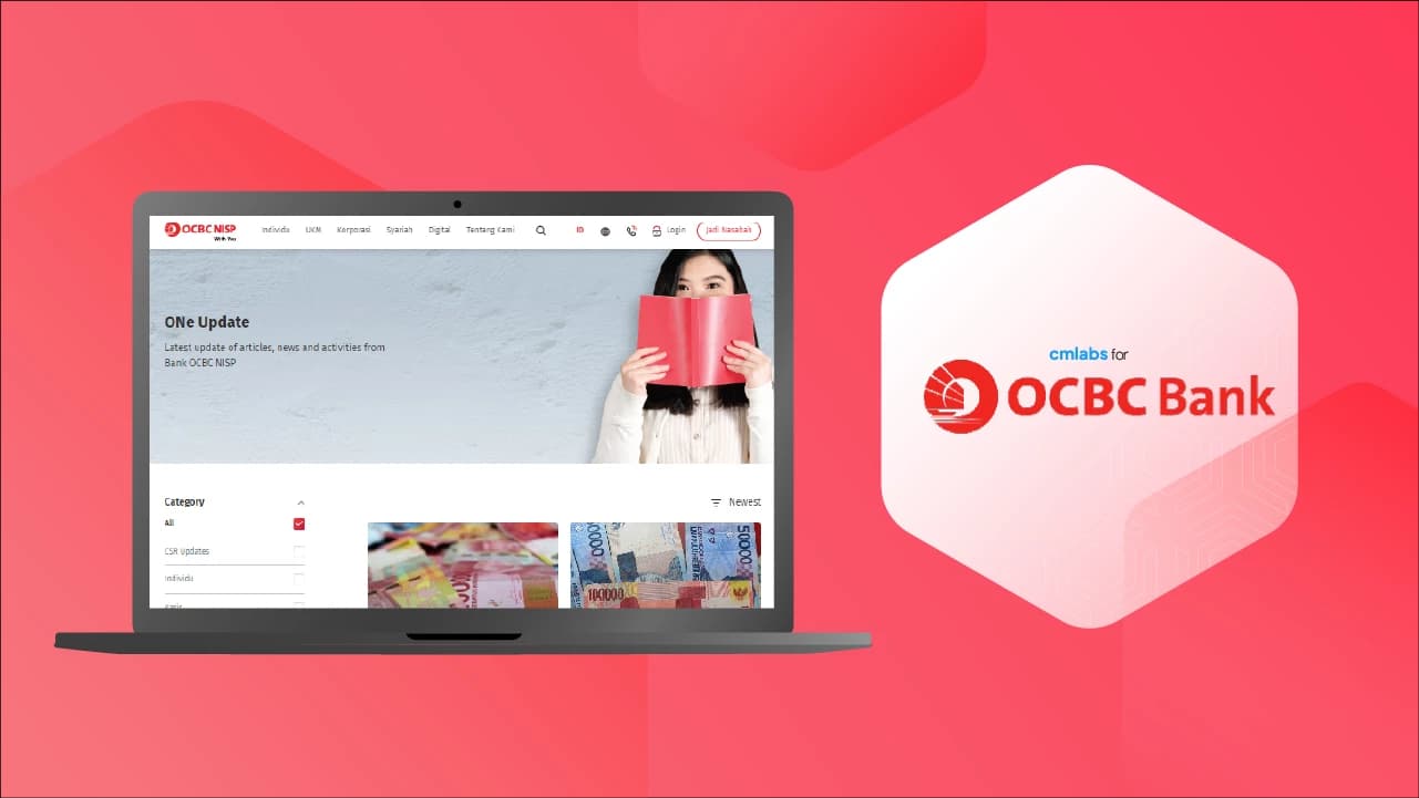 OCBC Bank website preview
